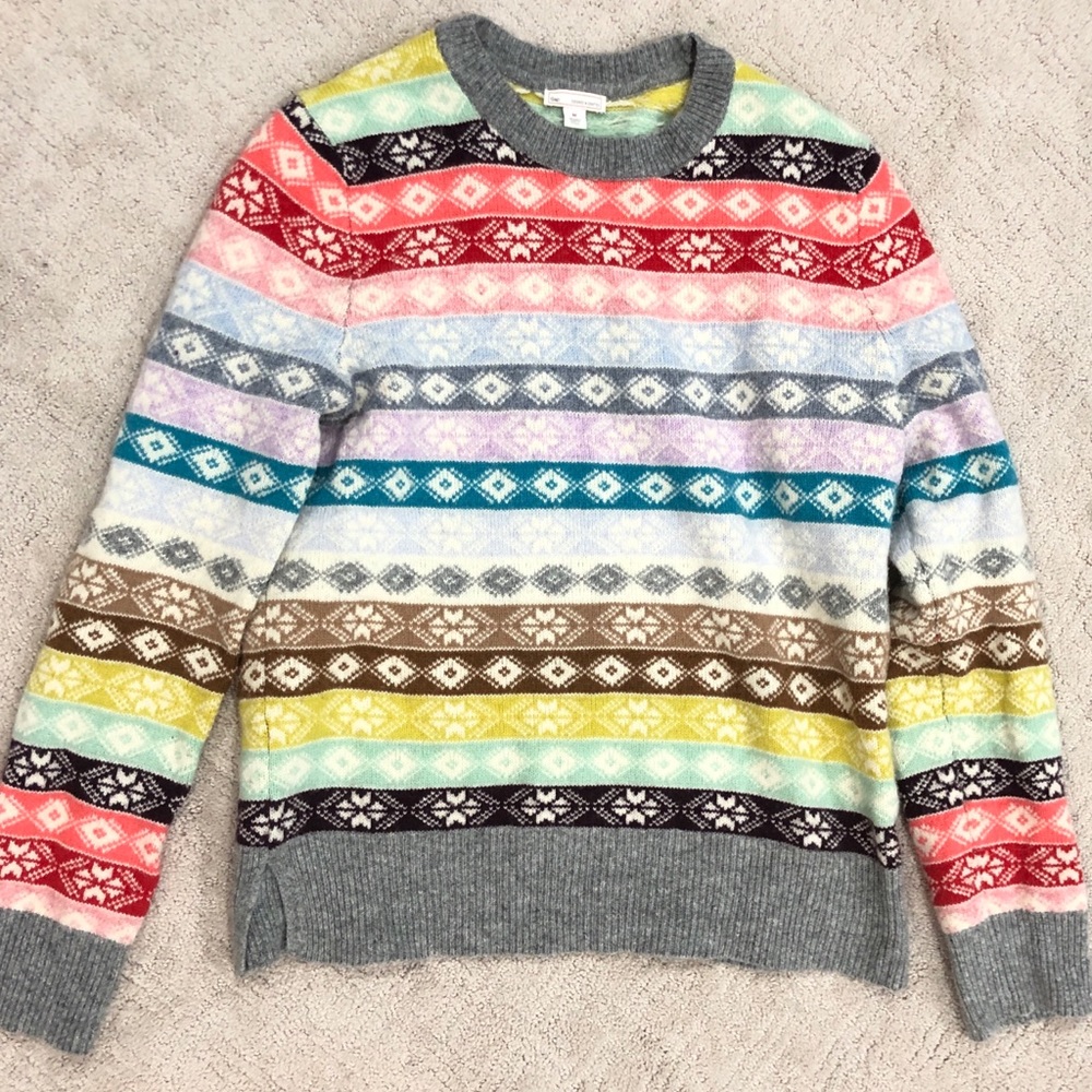 Gap colorful Fair Isle sweater